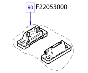 Комплект креплений для установки насоса Piusi, F22053000