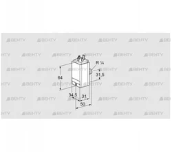 DG 360C8D-5W (84448750) Датчик-реле давления газа Kromschroder