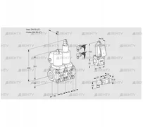 VCS3E50R/50R05NLWSL8/PPBS/3-PP (88107124) Сдвоенный газовый клапан Kromschroder