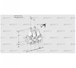 VCS1E15R/15R05NNVWR/PPPP/PPPP (88102693) Сдвоенный газовый клапан Kromschroder