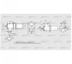 ZIC 165HBL-300/335-(24)D (84246549) Газовая горелка Kromschroder