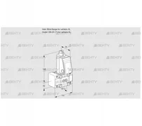 VAS1W0/W25R/NW (88019676) Газовый клапан Kromschroder