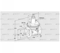 VAR 50F05-2Z (86054045) Стабилизатор давления Kromschroder