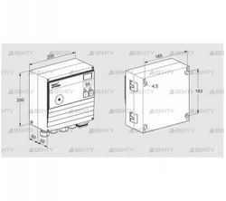 BCU460-3/1LR2GBCB1/1 (88611935) Блок управления горением Kromschroder