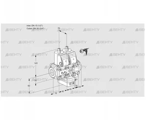 VCD1E15R/20R05ND-50VWR/MMPP/PPPP (88106363) Регулятор давления Kromschroder