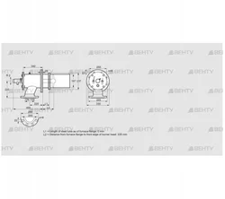 ZIC 200HB-0/335-(21)D (84277527) Газовая горелка Kromschroder