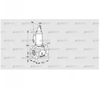 VAS7T80A05LKGLB/PP/PP (88206838) Газовый клапан Kromschroder