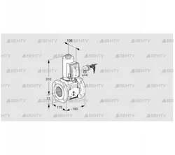 VAS665F05NWGRB/PP/MM (88205020) Газовый клапан Kromschroder