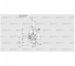 VAV3-/50F/NWAK (88032028) Газовый клапан с регулятором соотношения Kromschroder