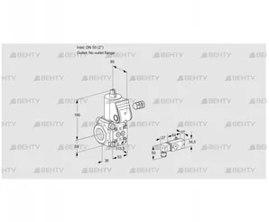 VAS350/-R/NW (88007974) Газовый клапан Kromschroder