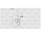 VAD125R/NK-100A (88029071) Газовый клапан с регулятором давления Kromschroder
