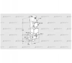 VK 125F06W5XA43 (85311093) Газовый клапан с приводом Kromschroder