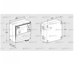 BCU465T-10/2LR-D3OB1/1 (88611575) Блок управления горением Kromschroder