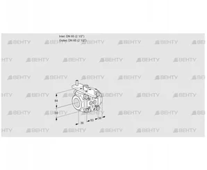 VFC3T65/65N05-40PPPP (88302523) Регулирующий клапан Kromschroder