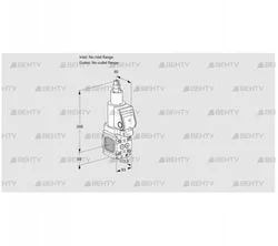 VAS3T-N/LQGR (88016206) Газовый клапан Kromschroder