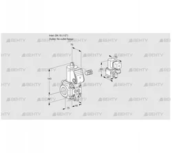 VAS115/-R/NW (88023689) Газовый клапан Kromschroder