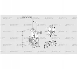 VAS1-/20R/NW (88004519) Газовый клапан Kromschroder