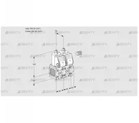 VCS1E20R/20R05FNNWR/PPPP/PPPP (88101224) Сдвоенный газовый клапан Kromschroder