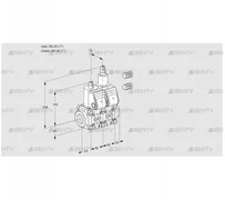 VCS1E25R/25R05NLWR3/PPPP/PPPP (88100459) Сдвоенный газовый клапан Kromschroder