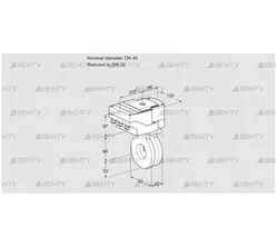 IBA40/32Z05/20-60Q3T (88302961) Дроссельная заслонка Kromschroder