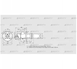 BIC 80HD-1300/1335-(51)E (84199330) Газовая горелка Kromschroder