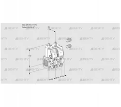 VCS2E40F/50R05FNNWR3/PPPP/PPPP (88101769) Сдвоенный газовый клапан Kromschroder