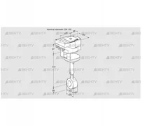 IBHR100Z01A/40A2AR10 (88302868) Дроссельная заслонка Kromschroder