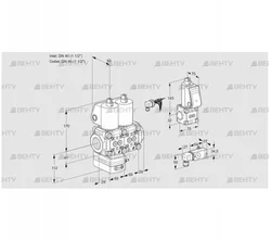 VCG2E40R/40R05GENWL/4-ZS/3-PP (88104672) Клапан с регулятором соотношения Kromschroder