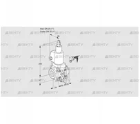 VAS225R/LWGL (88032449) Газовый клапан Kromschroder