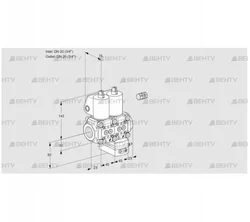 VCD1E20R/20R05ND-25WL/PPPP/PPPP (88106704) Регулятор давления Kromschroder