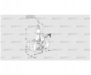 VAS350F/LW (88007346) Газовый клапан Kromschroder