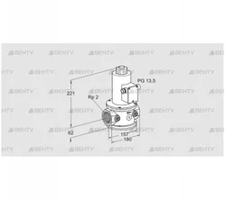 VG 50/39R10NT33 (85261110) Запорный газовый клапан Kromschroder