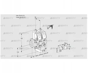 VCG3E50R/50R05NGEWR/PPMM/1-PP (88107115) Клапан с регулятором соотношения Kromschroder