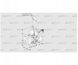 VAS240F/NQ (88020986) Газовый клапан Kromschroder