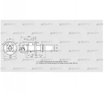 BIC 65HB-150/285-(34A)ER (84031520) Газовая горелка Kromschroder