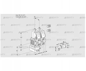 VCD1E15R/15R05FD-50NQR3/3-PP/PPPP (88106537) Регулятор давления Kromschroder