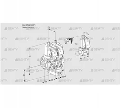 VCG1E20R/25R05NGEWGR/PPPP/PPZS (88105981) Клапан с регулятором соотношения Kromschroder