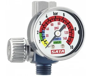 Манометр с регулятором давления Sata 27771