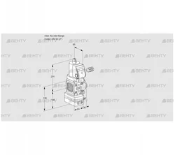 VAD3-/50R/NPGR-100A (88027499) Газовый клапан с регулятором давления Kromschroder