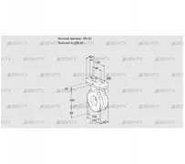 BVG50/40W05H (88302678) Дроссельная заслонка Kromschroder