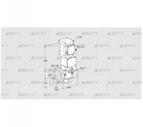 VK 150F04ZT5A93SV (85315627) Газовый клапан с приводом Kromschroder