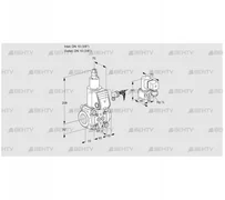 VAS110R/LW (88001128) Газовый клапан Kromschroder