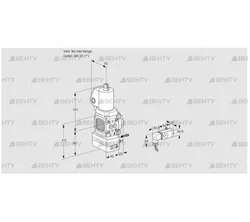 VAG1T-/25N/NQSLAK (88030364) Газовый клапан с регулятором соотношения Kromschroder