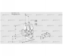 VCG2E40R/40R05NGKWR3/3-PP/PPPP (88106572) Клапан с регулятором соотношения Kromschroder