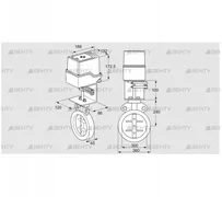 IDR300Z03D100AS/50-15H15E (88303861) Дроссельная заслонка Kromschroder