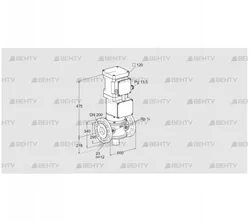 VK 200F02W6A93S (85315074) Газовый клапан с приводом Kromschroder