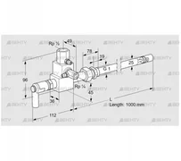 ZMI 25G1000R (84234106) Пилотная горелка Kromschroder