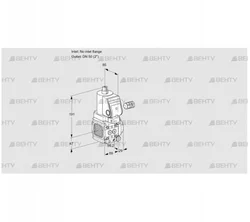 VAS2-/50R/NYGR (88016438) Газовый клапан Kromschroder