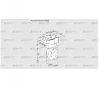 IBG65Z05/20-07W2E (88303468) Дроссельная заслонка Kromschroder