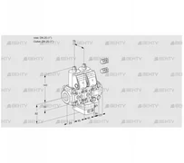 VCH1E25R/25R05NHEVWR3/PPPP/PPPP (88101878) Клапан с регулятором расхода Kromschroder